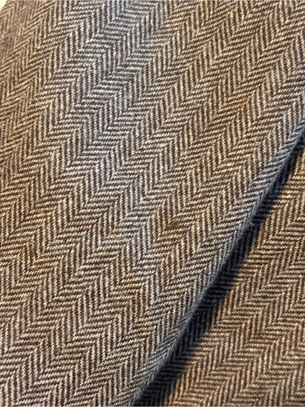 🌸 GAP Men’s Classic Herringbone Wool Blend Brown Blazer Size Medium